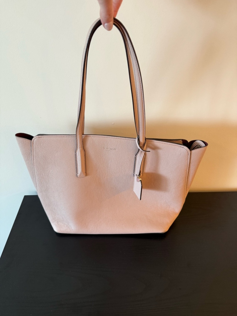kate spade Pale Blush Pebbled Leather Tote